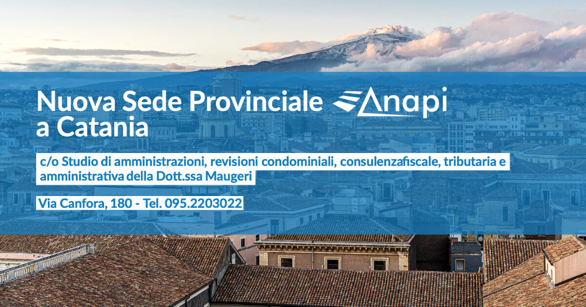 Nuova Sede Provinciale ANAPI a Catania