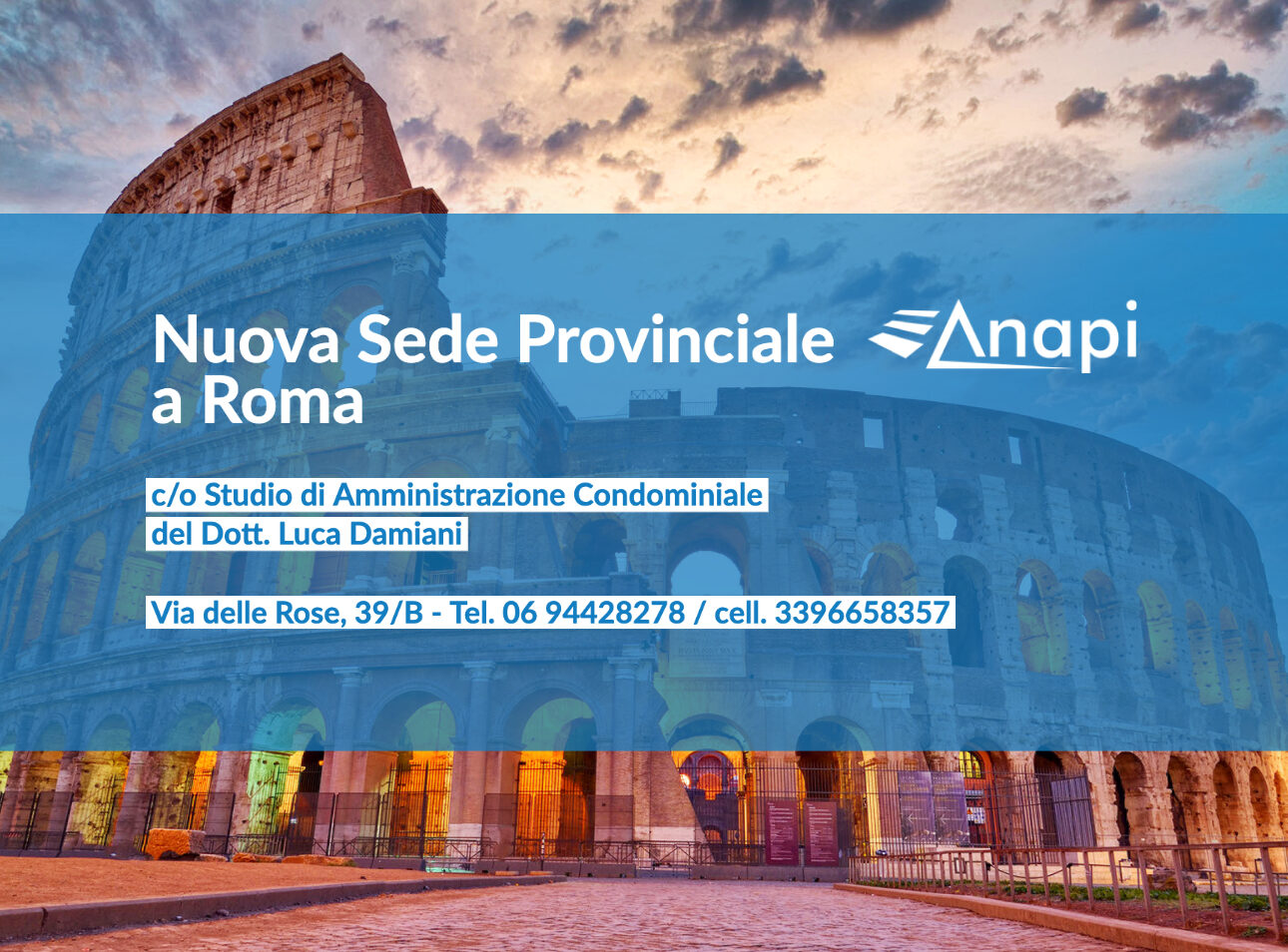 Nuova Sede Provinciale ANAPI a Roma