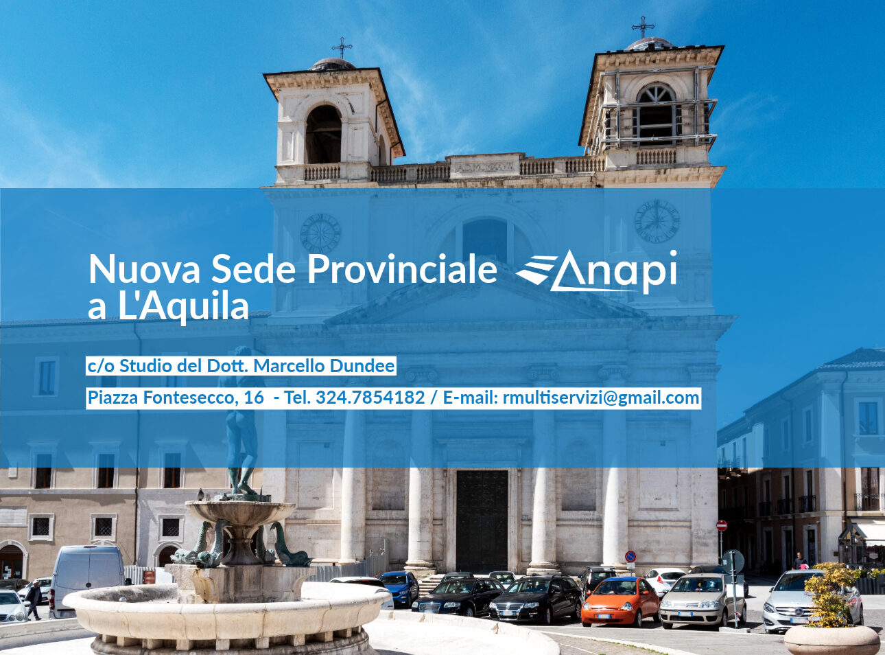 Nuova Sede Provinciale ANAPI a L’Aquila