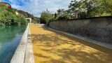 Asfalto colorato e fosforescente per pavimenti esterni