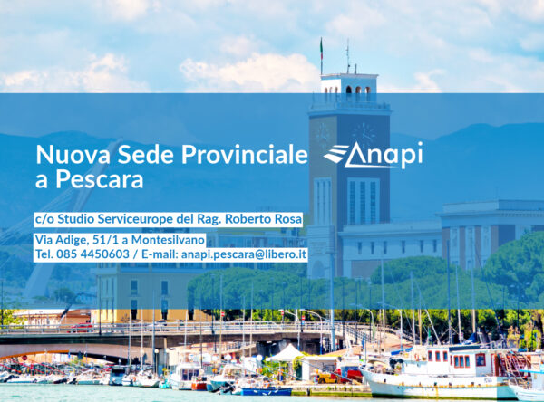 Nuova Sede Provinciale ANAPI a Pescara