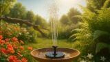 Fontane solari da giardino: estetica e sostenibilità senza elettricità