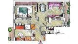 Bagno lavanderia da un disimpegno: idee per ristrutturare 95 mq