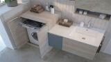 Come installare una lavatrice in un bagno cieco