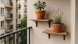 Mensole da balcone in metallo o legno