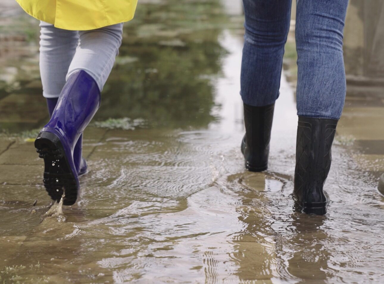 Piogge intense e danni al condominio