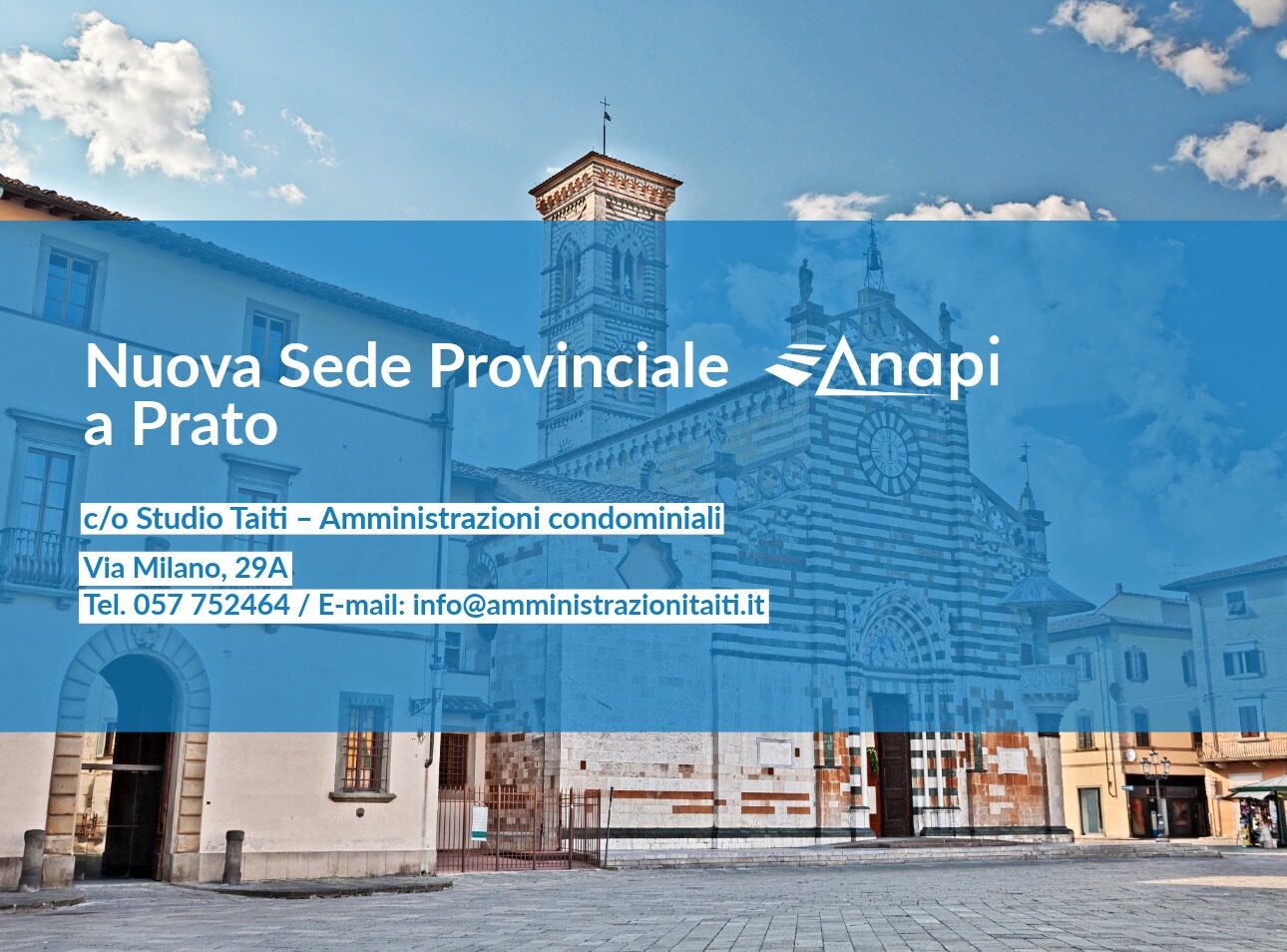 Nuova Sede Provinciale ANAPI a Prato