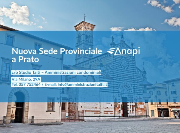 Nuova Sede Provinciale ANAPI a Prato
